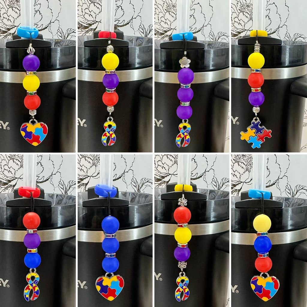 Autism Awareness | Tumbler Straw Charms