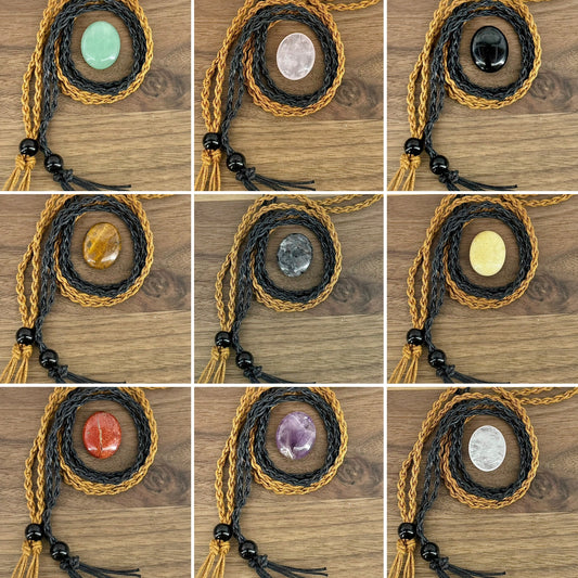 Chakra Stone Necklace | Oval Shape