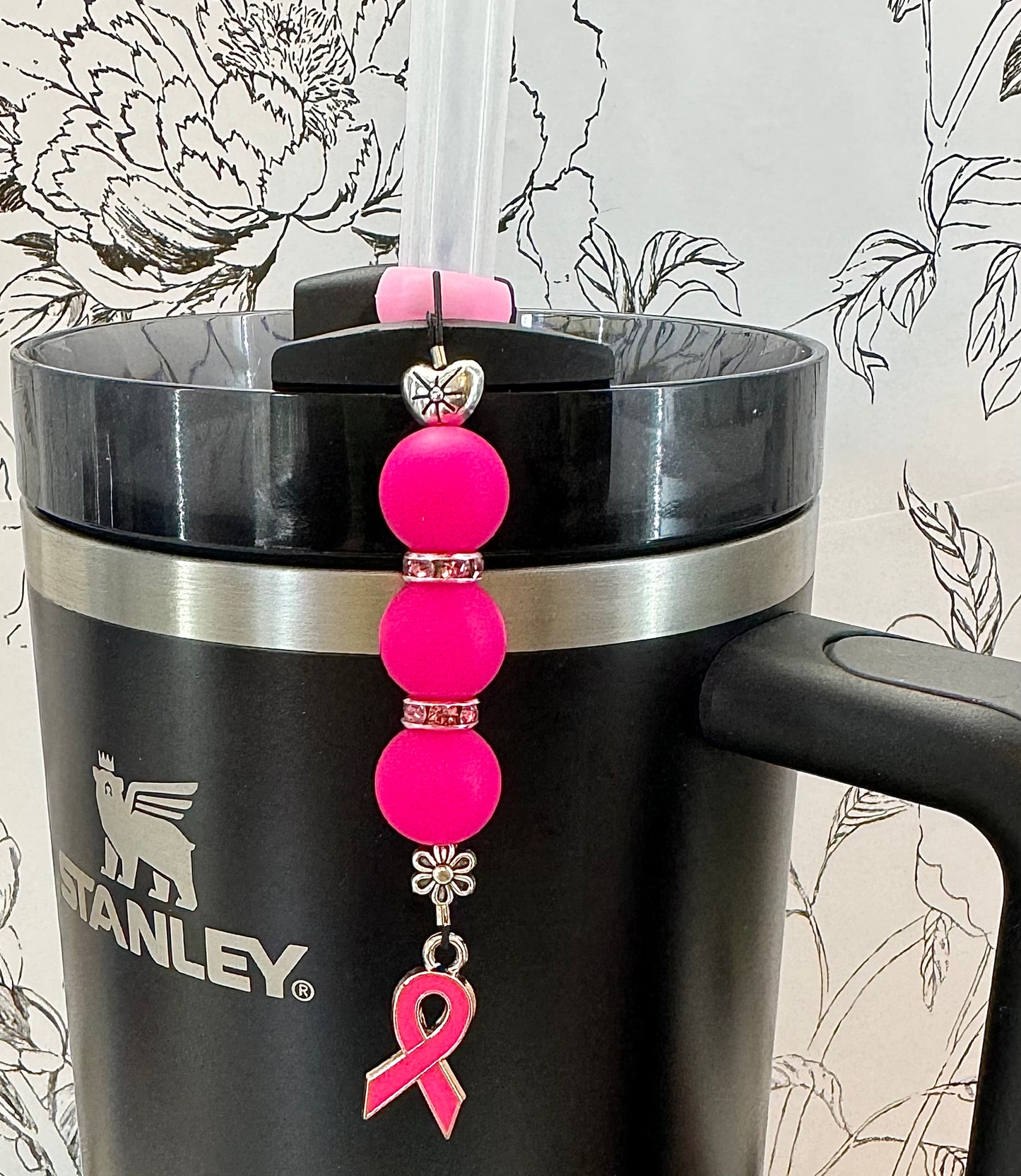 Breast Cancer Awareness | Tumbler Straw Charms