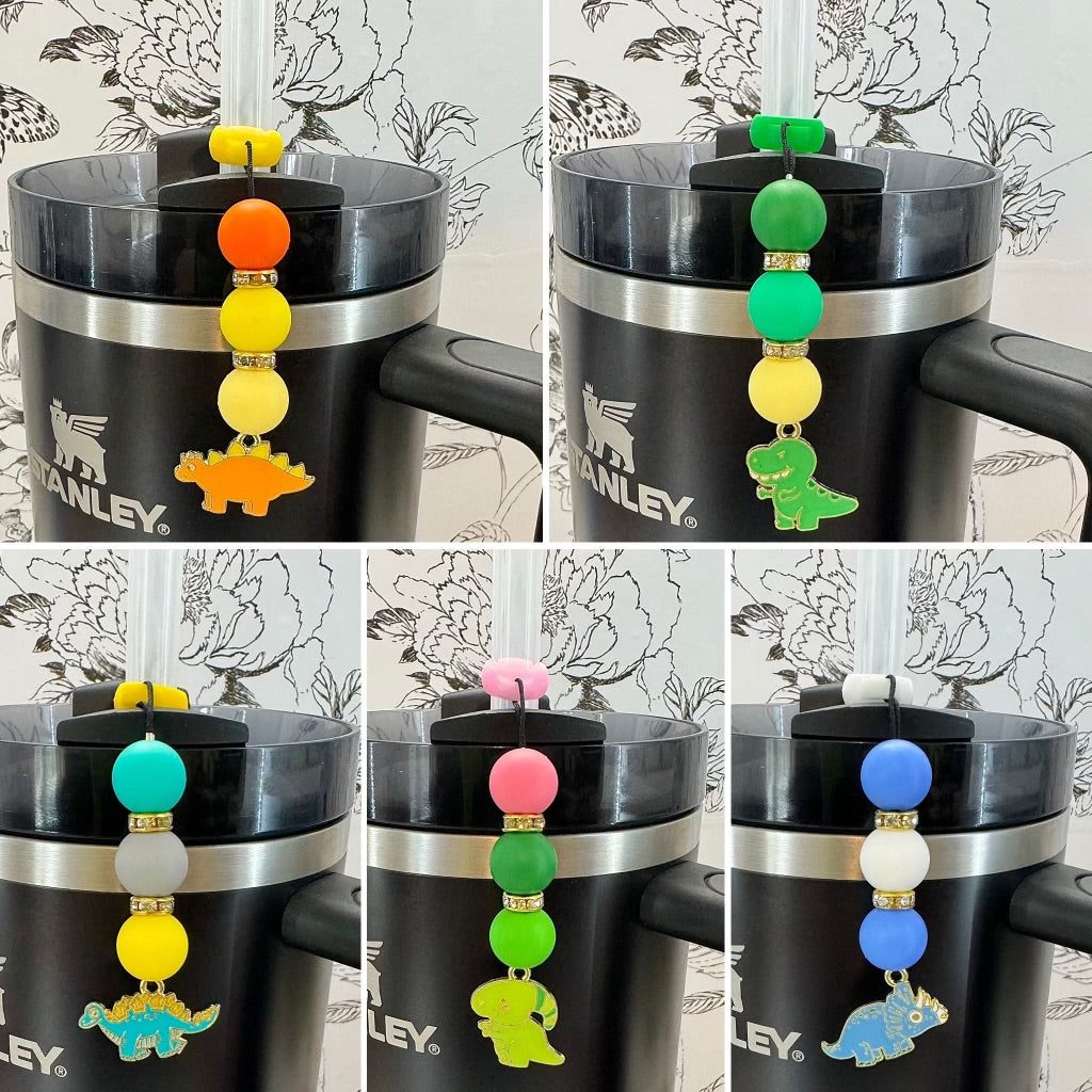 Dinosaurs | Tumbler Straw Charms