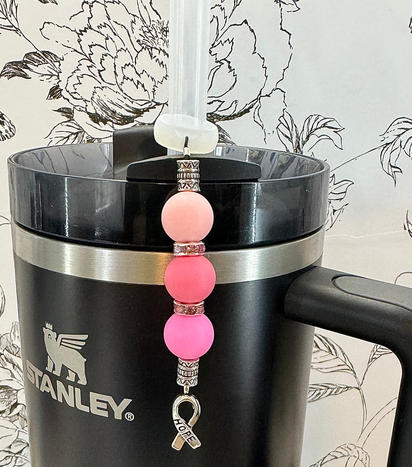 Breast Cancer Awareness | Tumbler Straw Charms