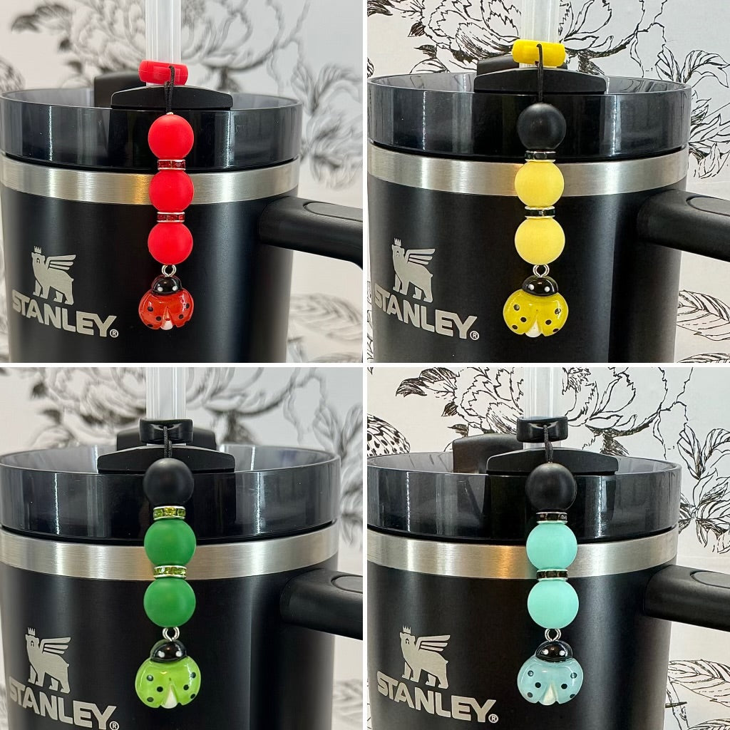 Ladybugs | Tumbler Straw Charms