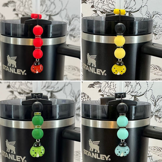 Ladybugs | Tumbler Straw Charms