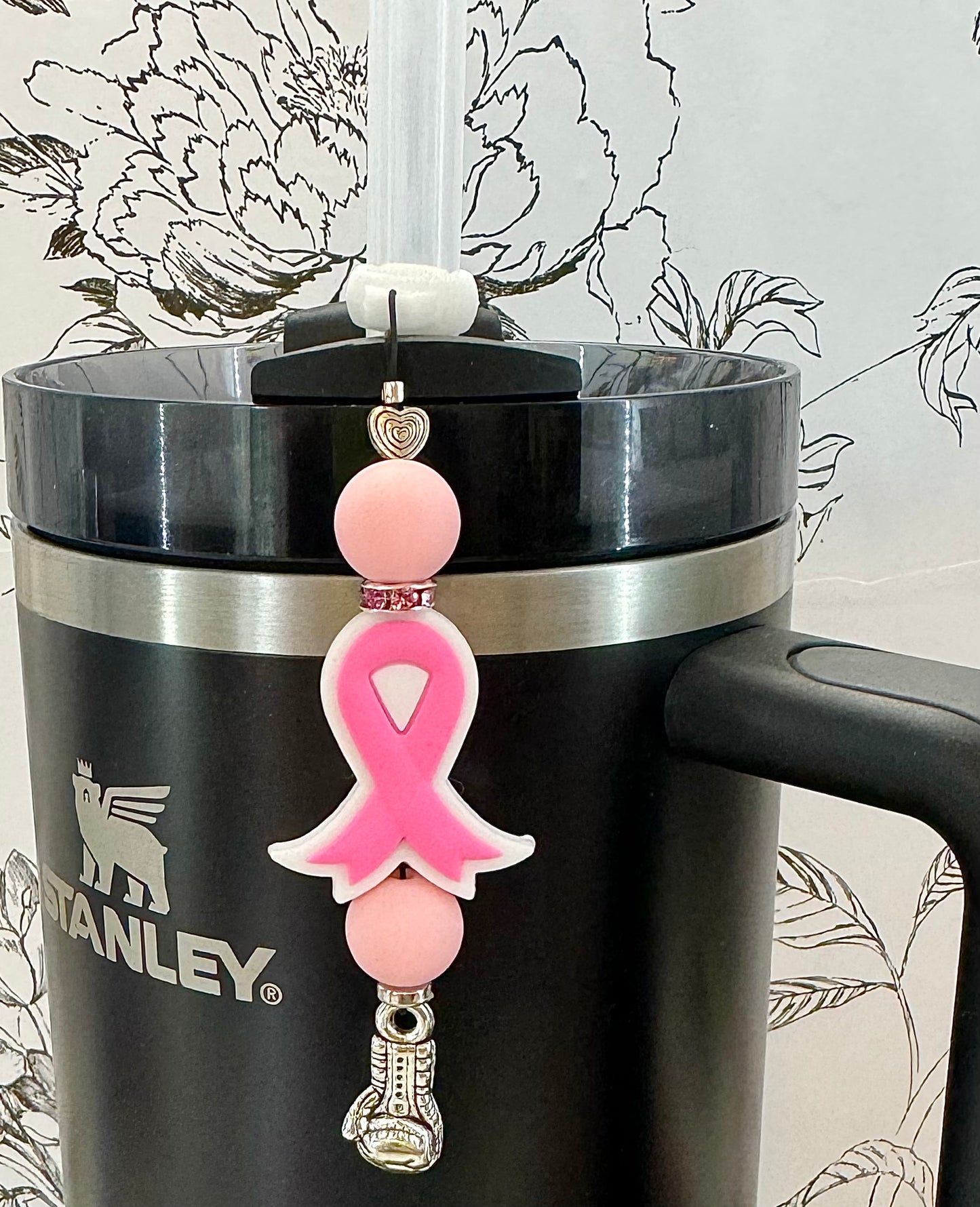 Breast Cancer Awareness | Tumbler Straw Charms