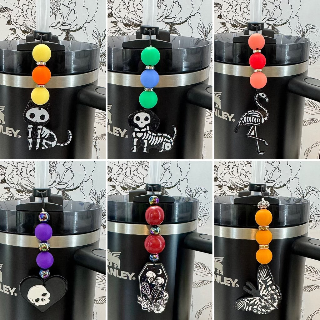 Skeleton Animals | Tumbler Straw Charms