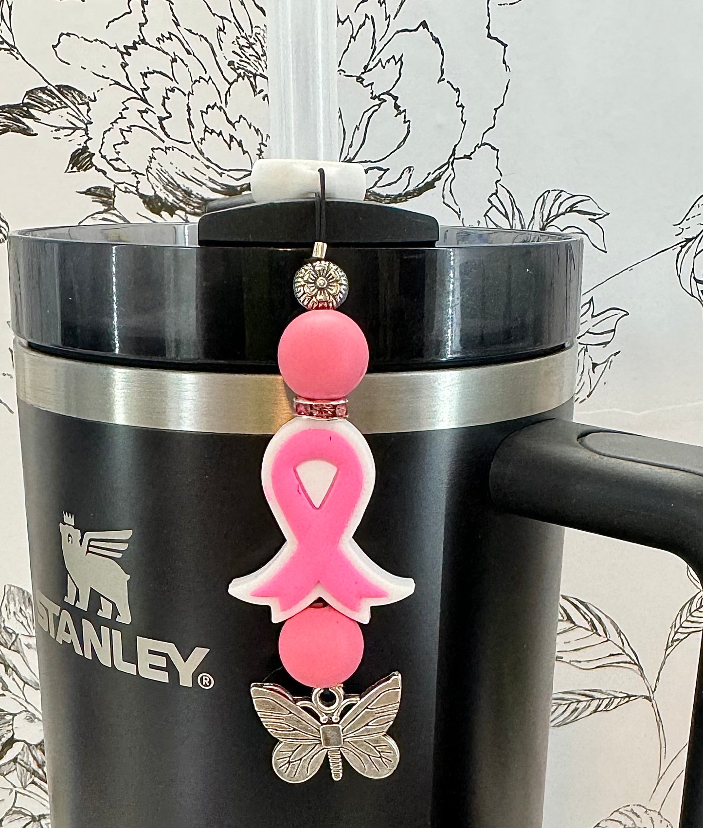 Breast Cancer Awareness | Tumbler Straw Charms