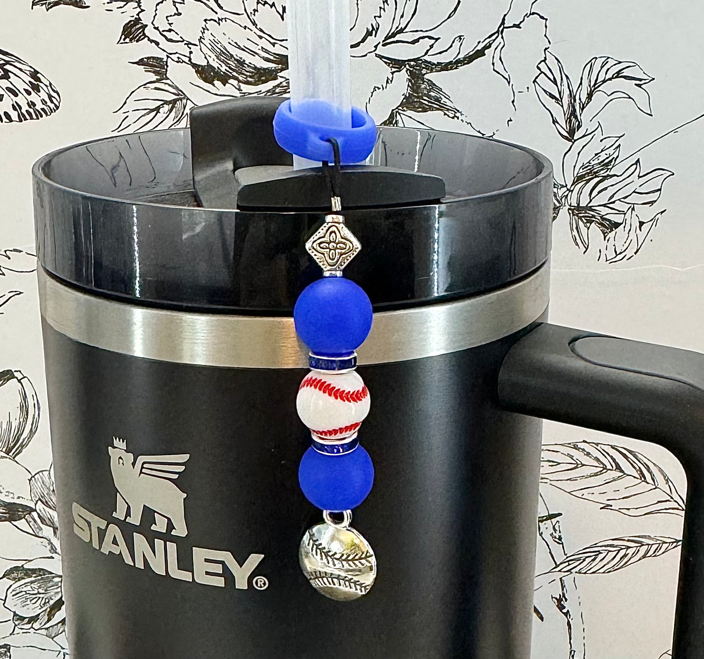 Baseball | Tumbler Straw Charms