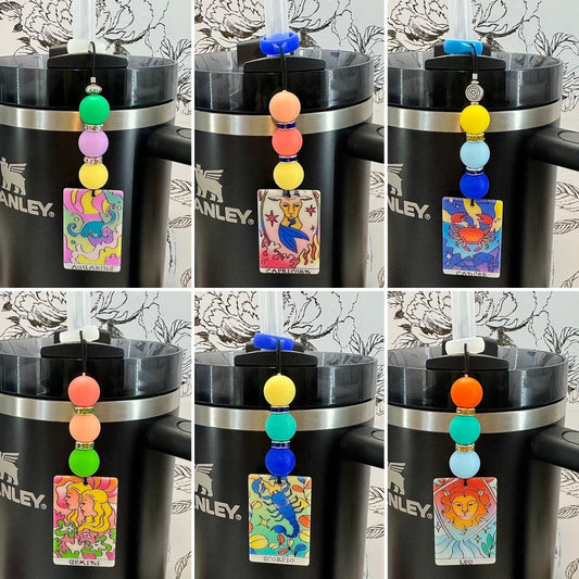 Zodiac Signs | Tumbler Straw Charms