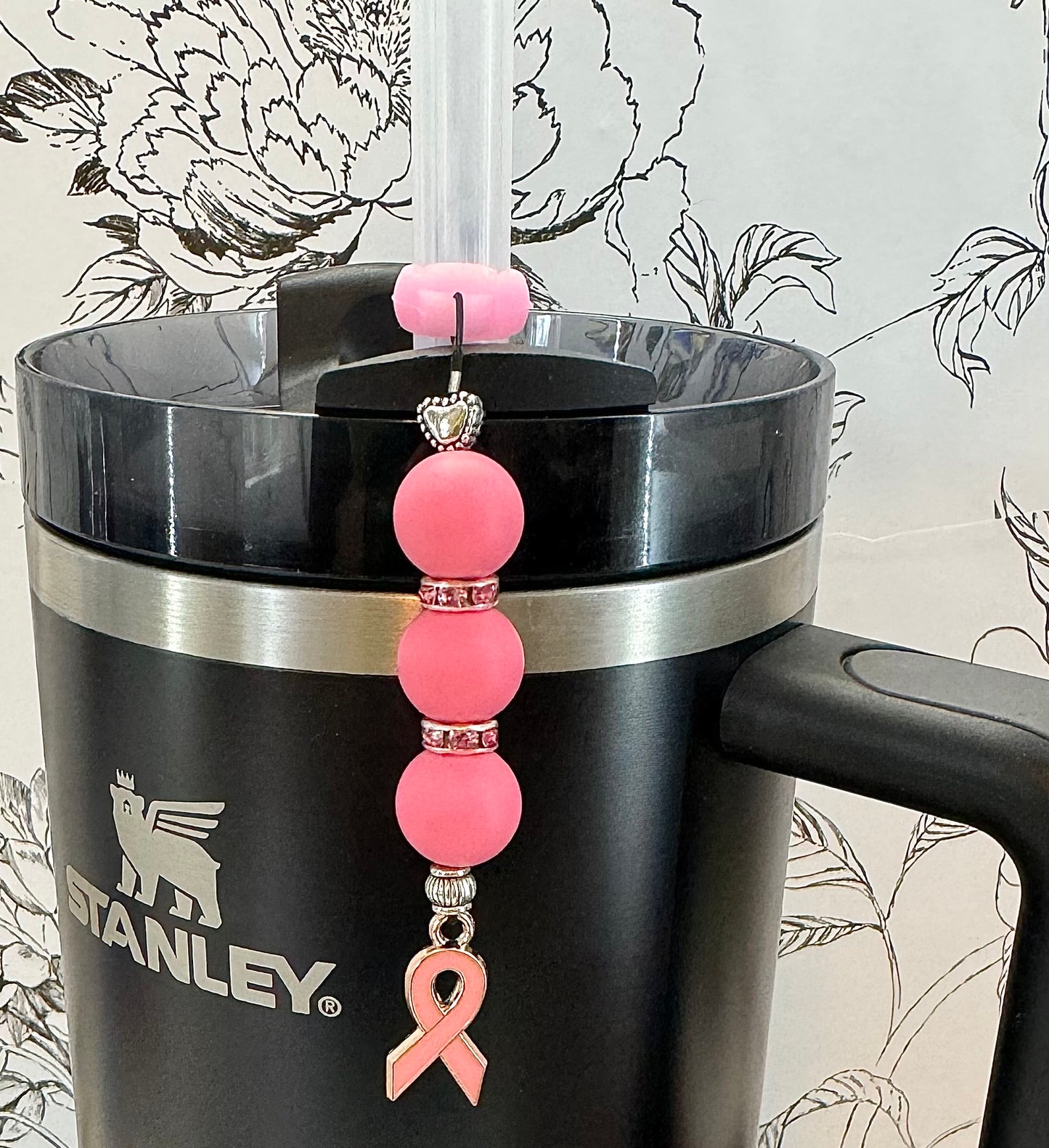 Breast Cancer Awareness | Tumbler Straw Charms