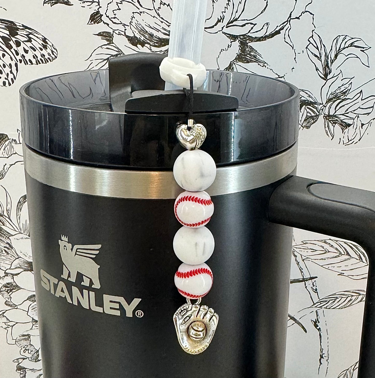 Baseball | Tumbler Straw Charms