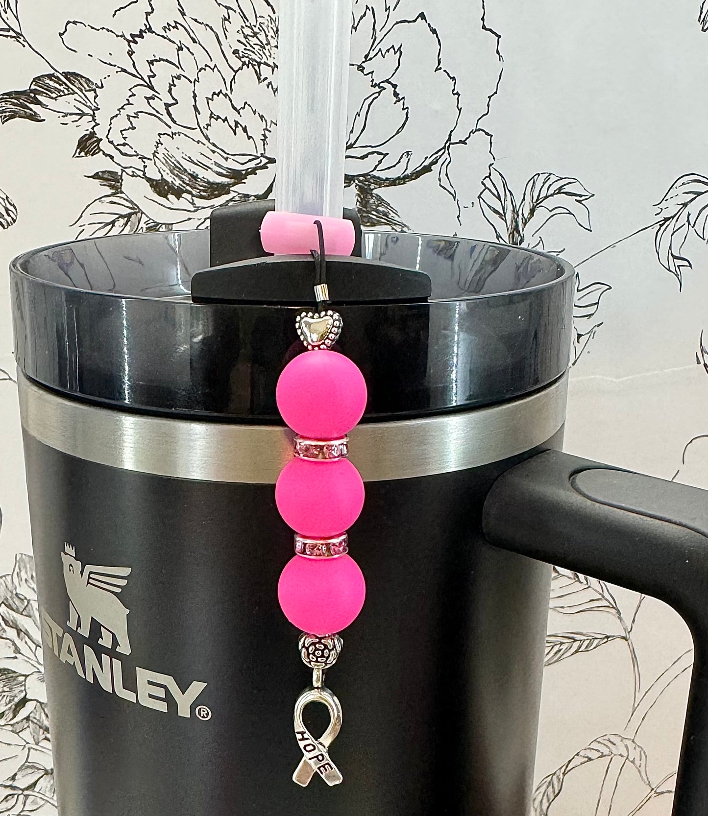 Breast Cancer Awareness | Tumbler Straw Charms