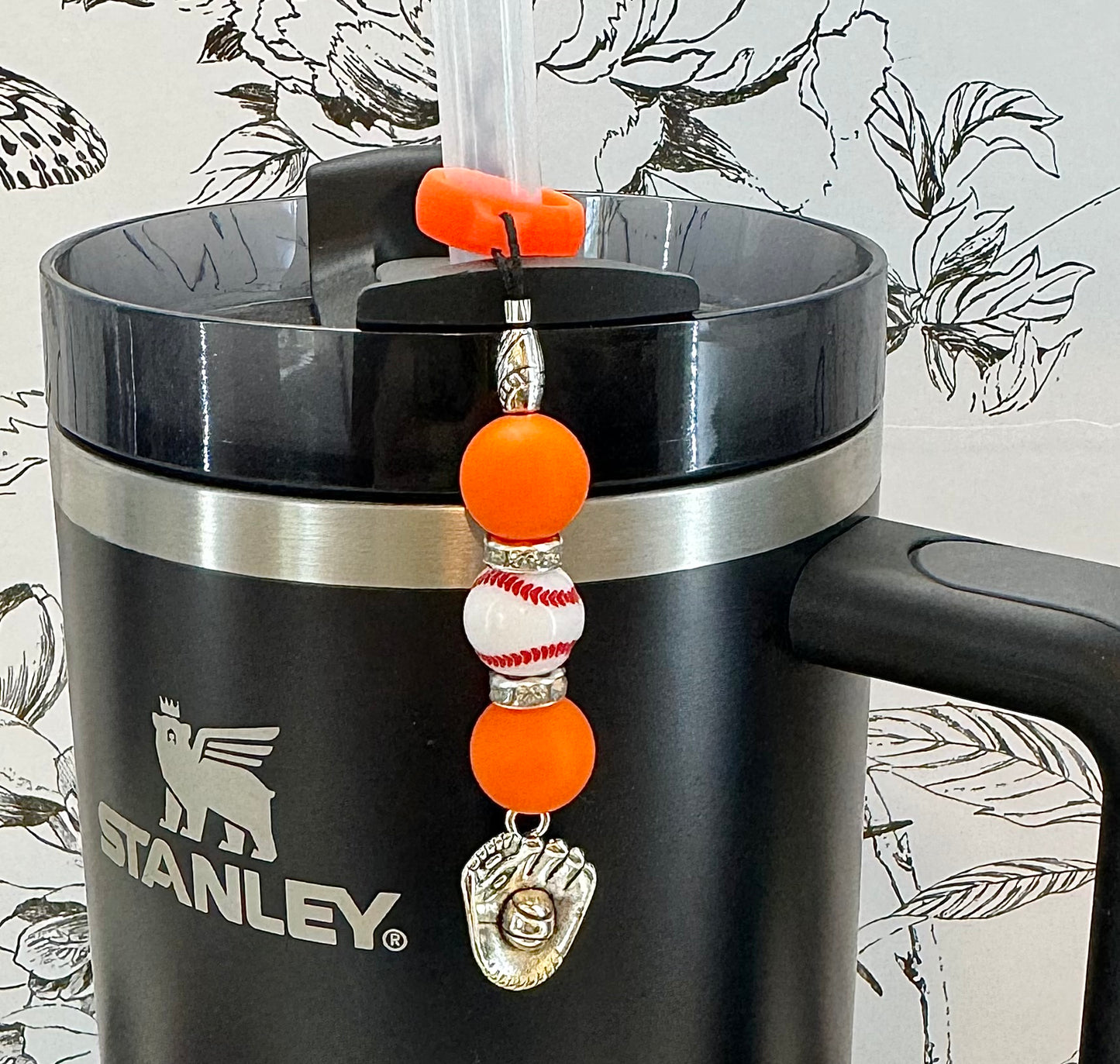 Baseball | Tumbler Straw Charms