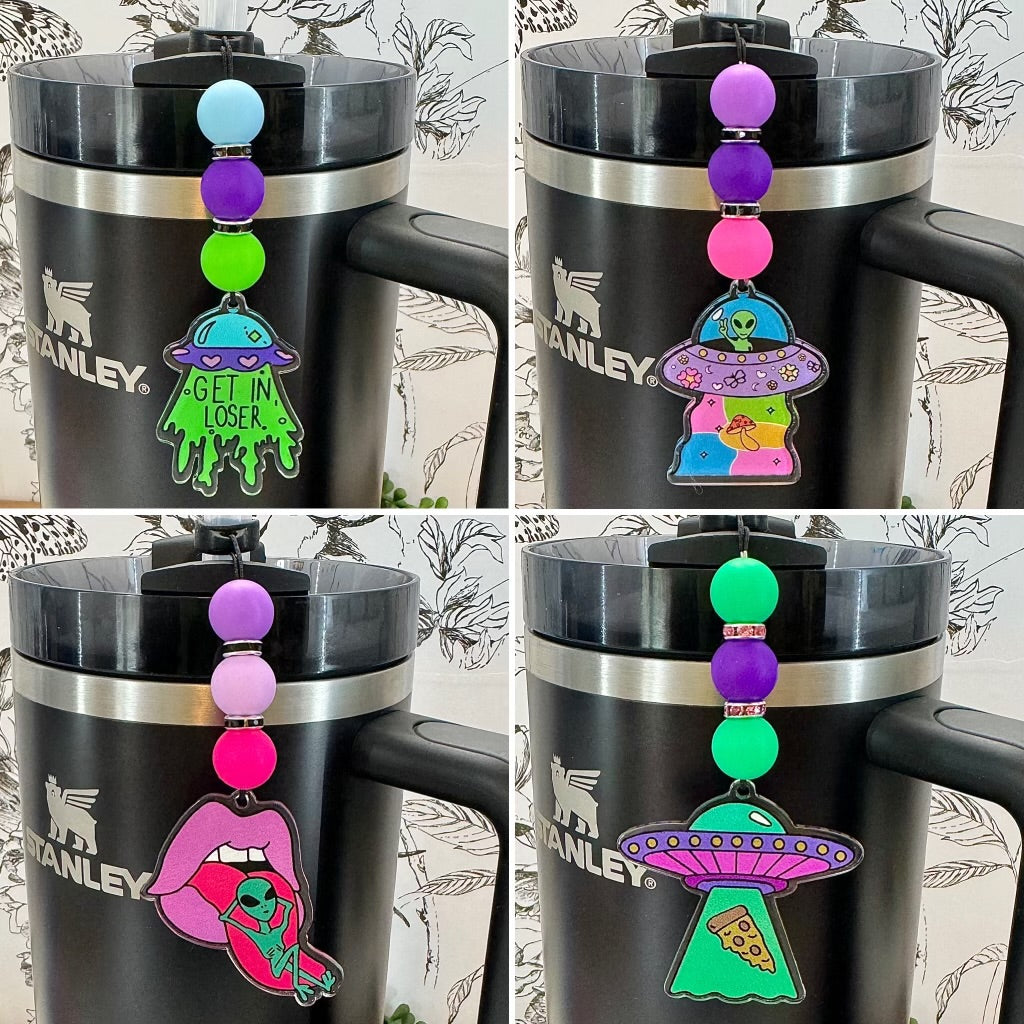 Alien Fun | Tumbler Straw Charms