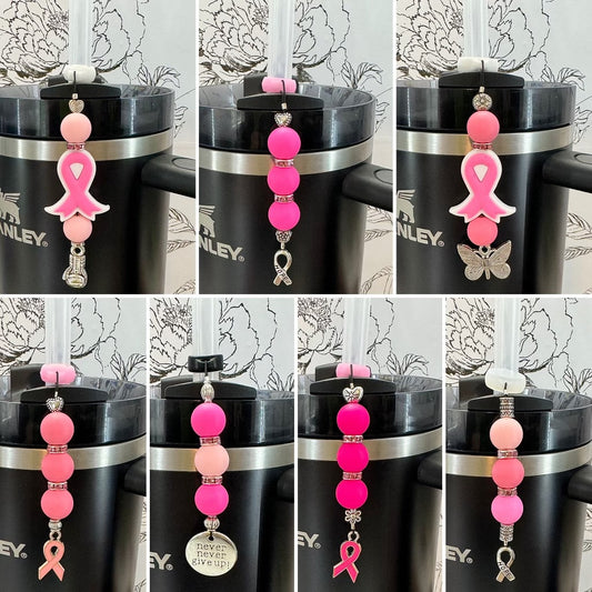 Breast Cancer Awareness | Tumbler Straw Charms