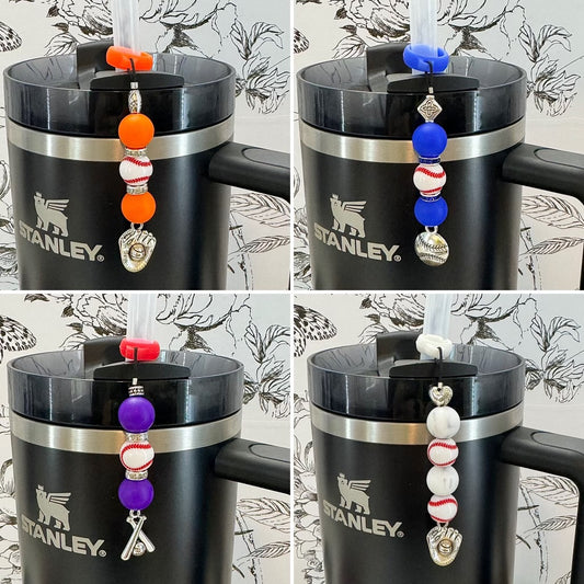 Baseball | Tumbler Straw Charms