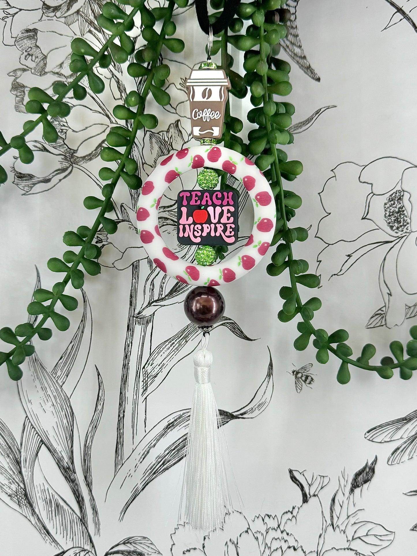 Teach Love Inspire | Rearview Mirror Charm