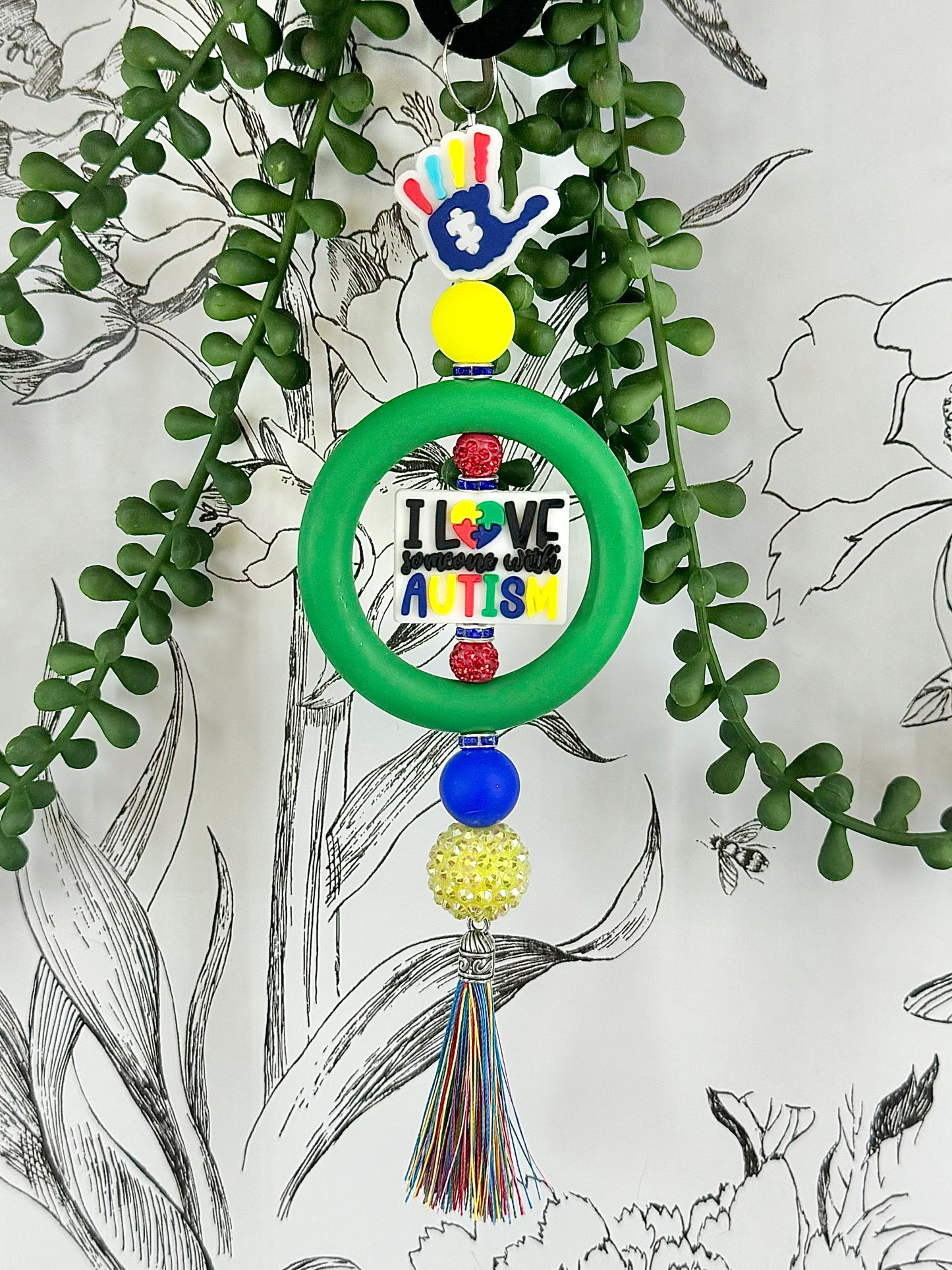 Autism Love | Rearview Mirror Charm