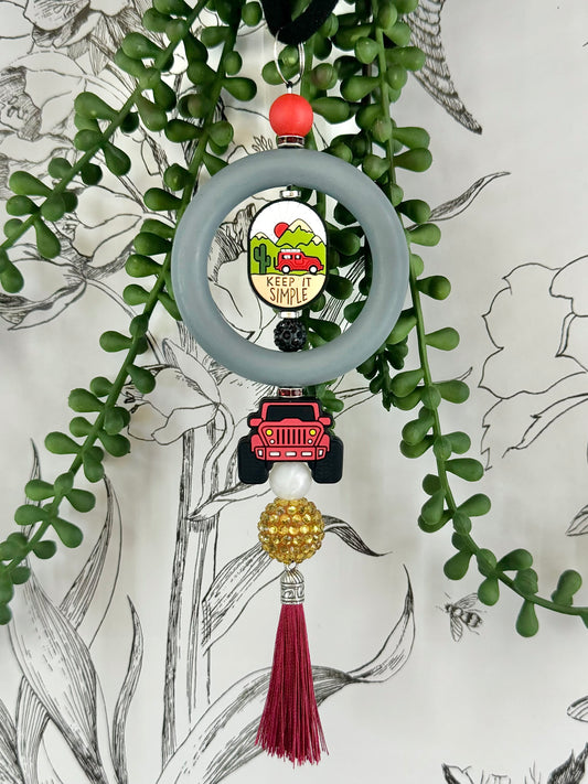 Keep It Simple | Rearview Mirror Charm