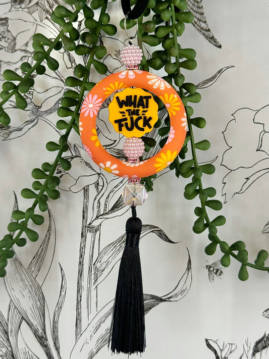 What the F! | Rearview Mirror Charm