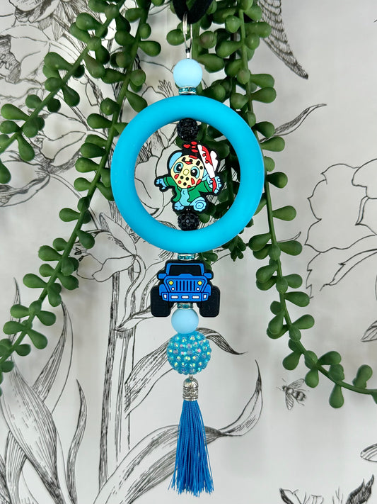 Stitch | Jason | Horror | Rearview Mirror Charm