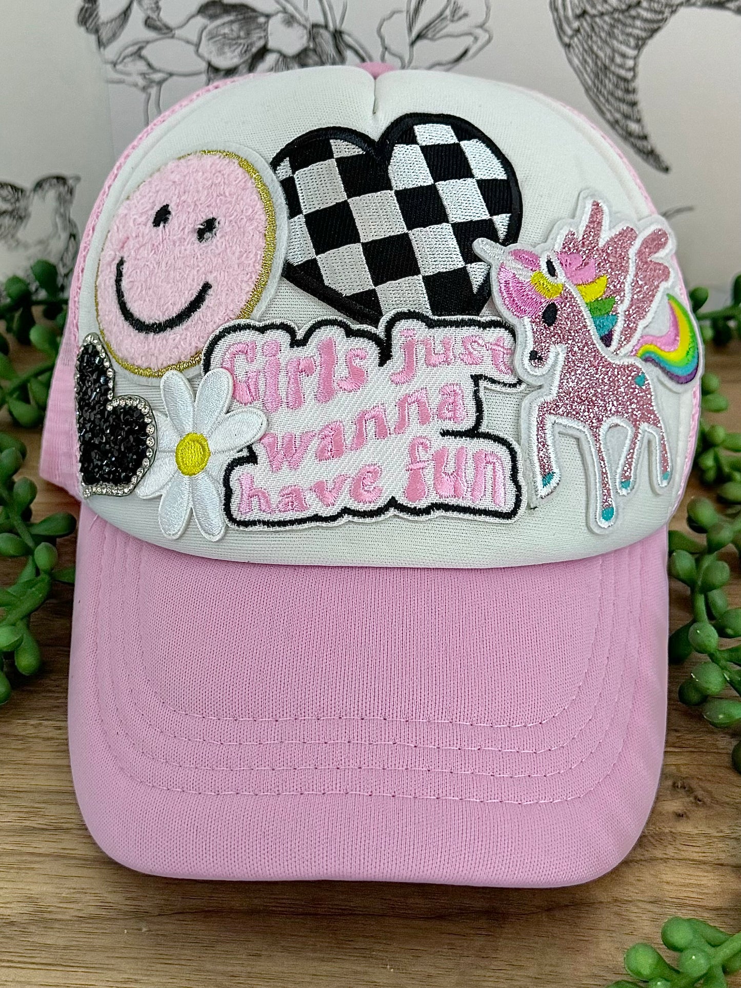 Girls Just Wanna Have Fun | Youth Patch Hat