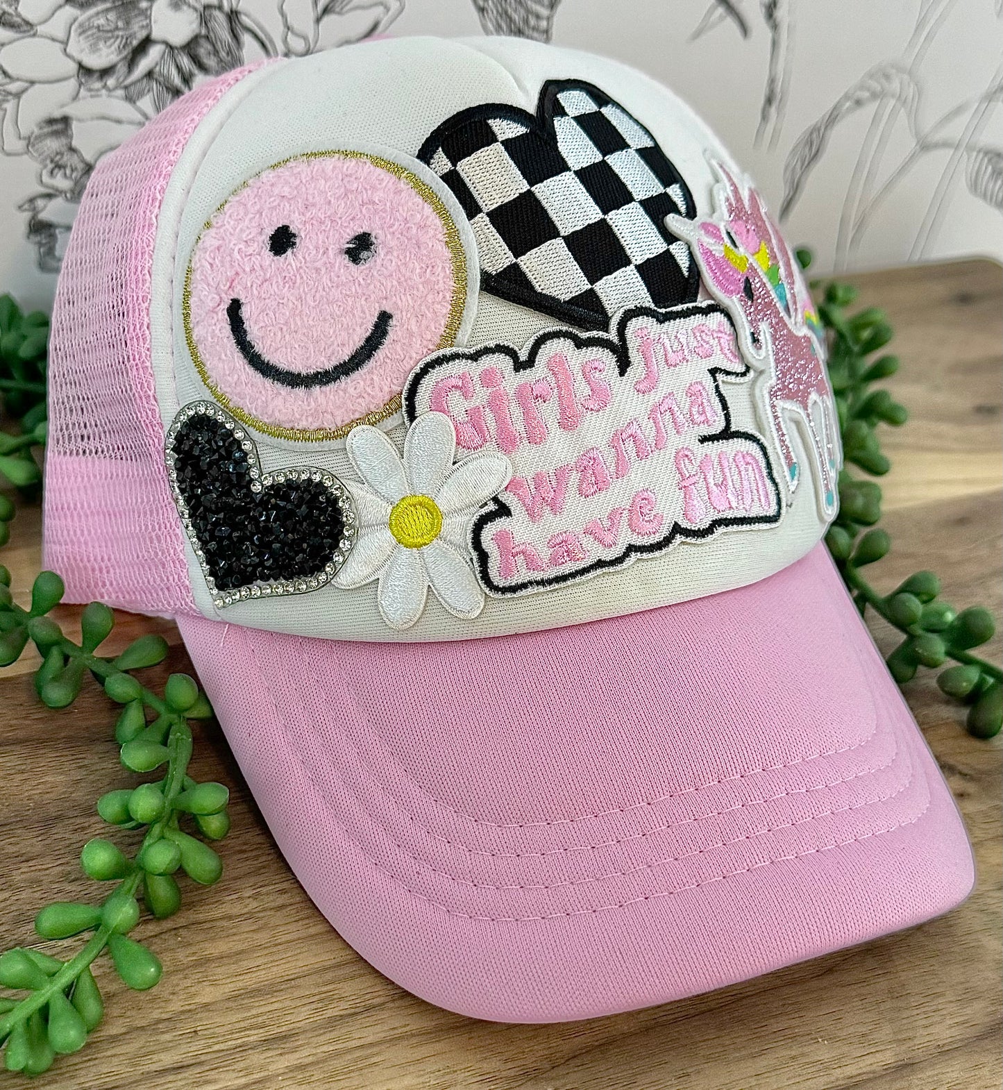 Girls Just Wanna Have Fun | Youth Patch Hat