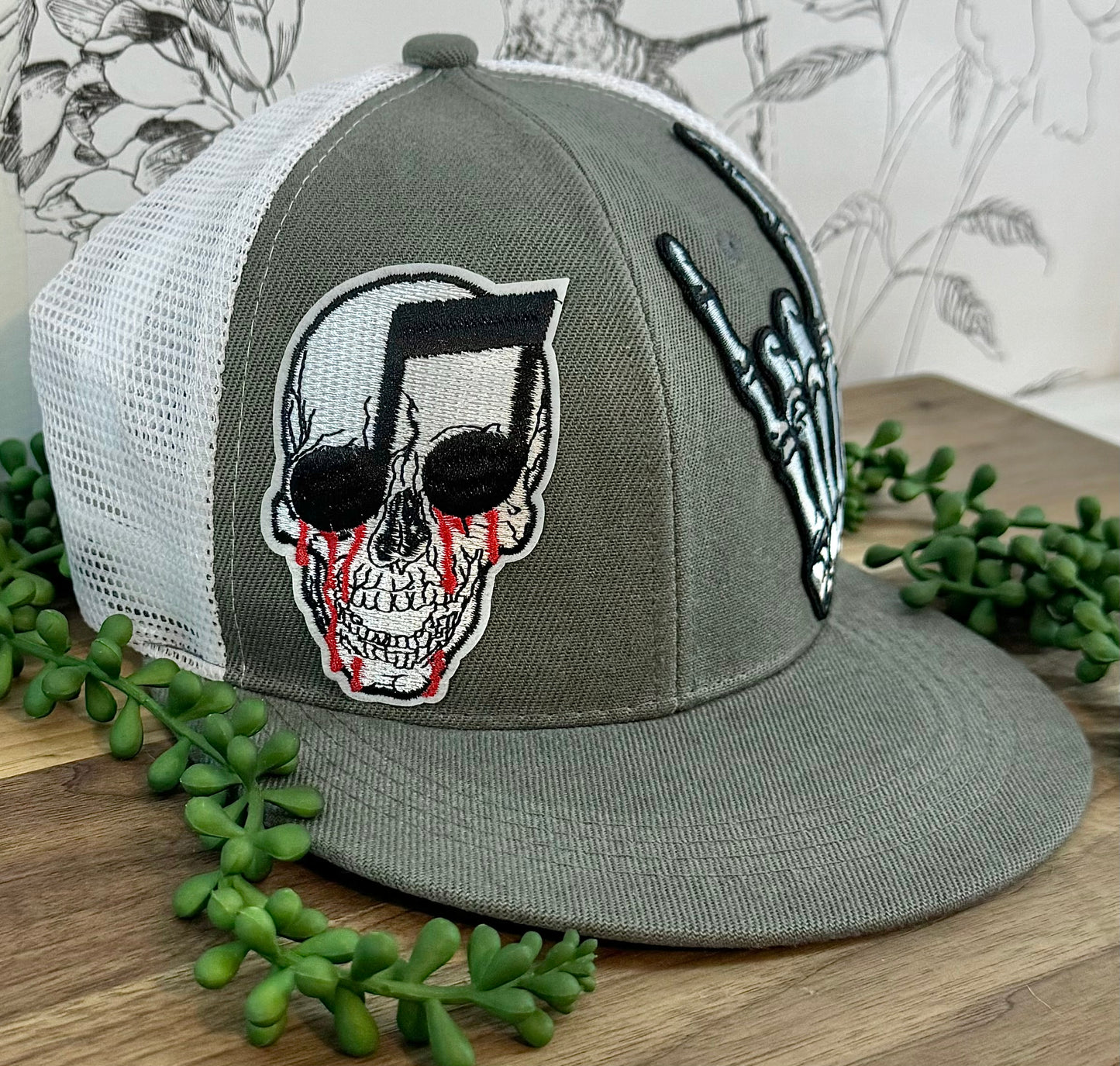 Music Skull | Flat Hat | Men’s