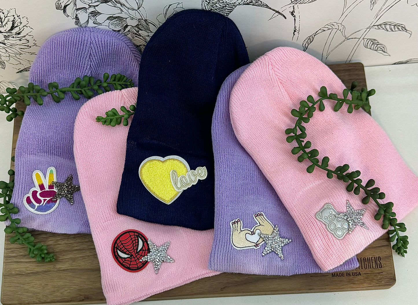 Kids Patch Beanies