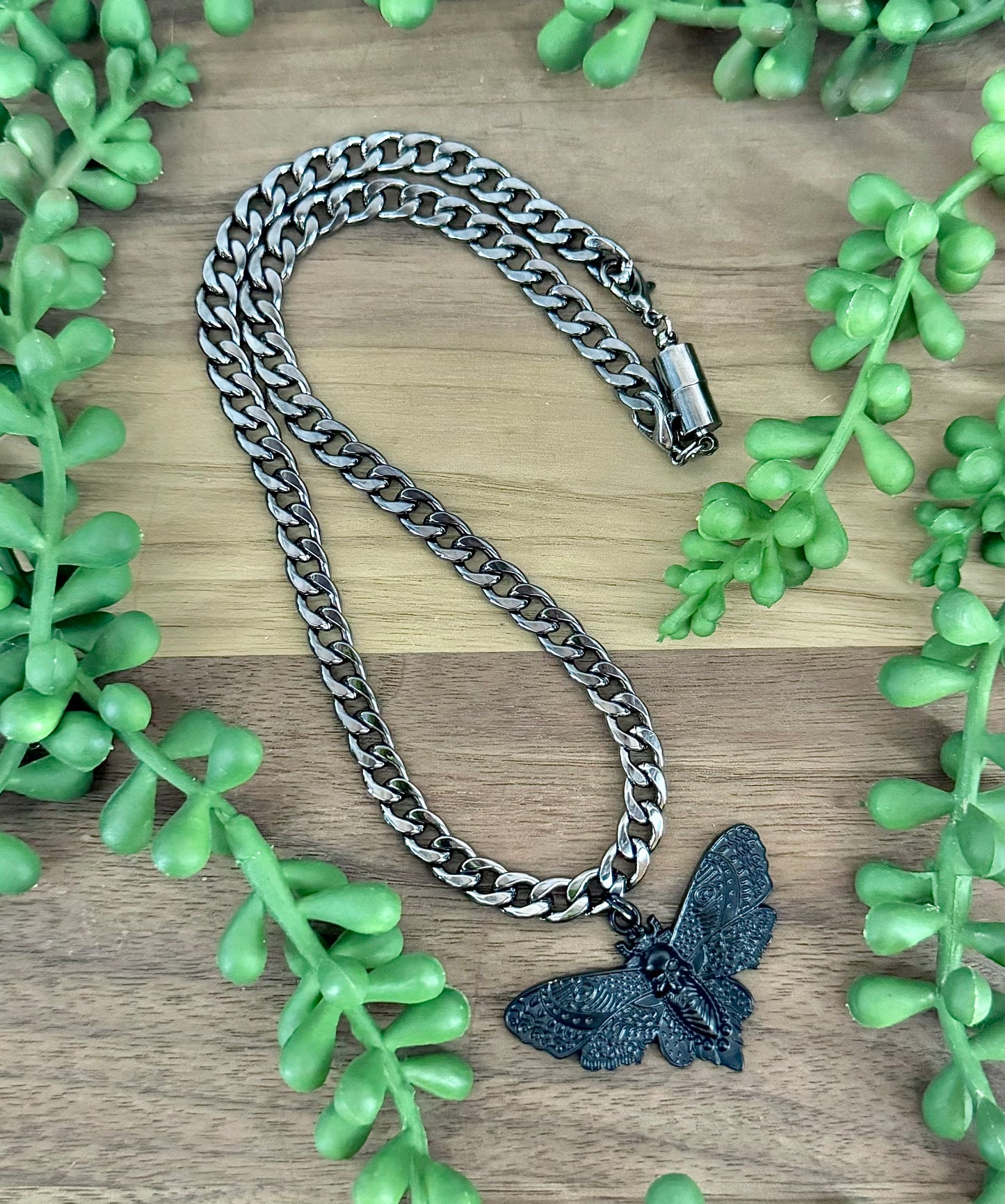 Black Death Moth | Choker Necklace