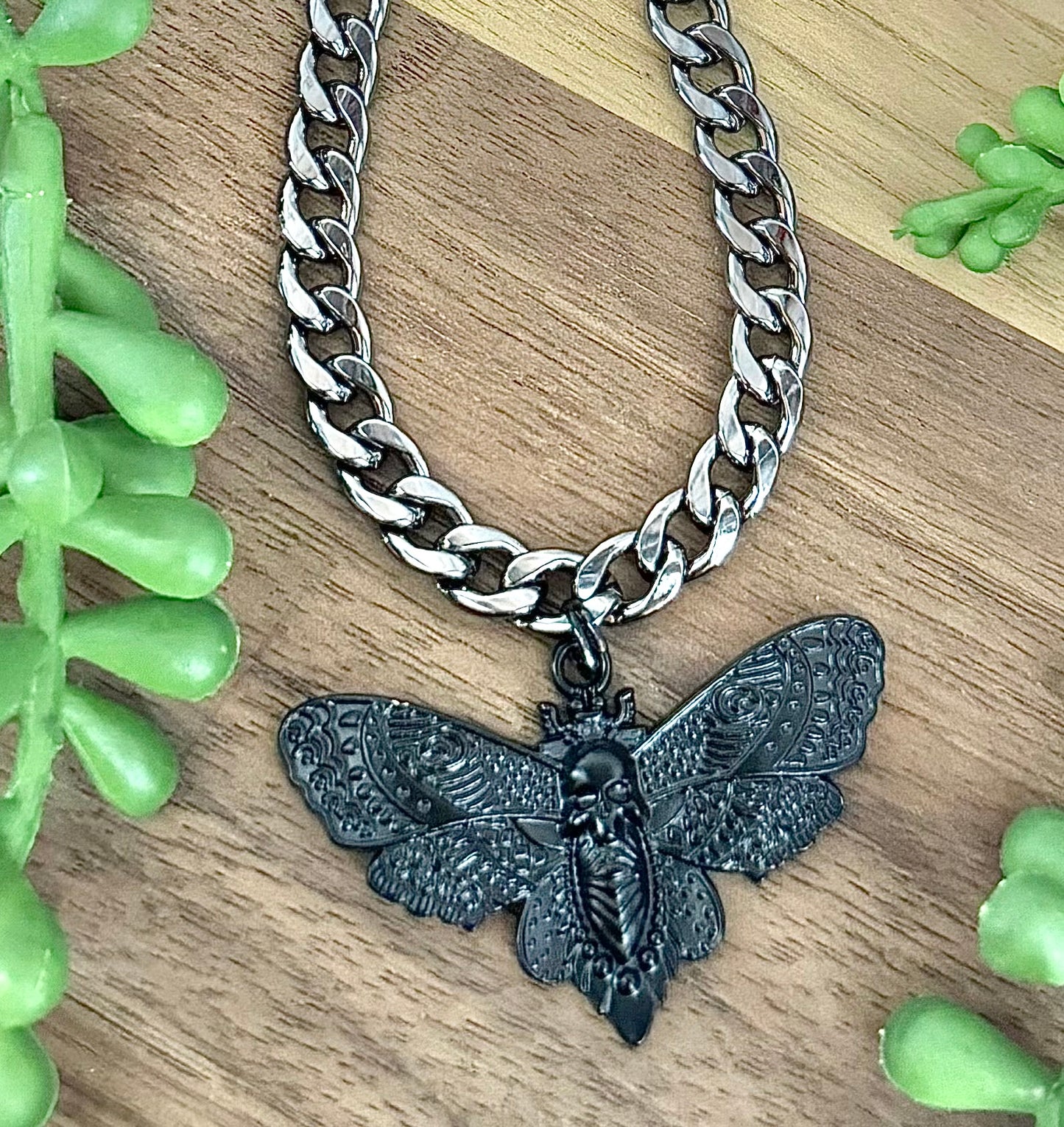 Black Death Moth | Choker Necklace