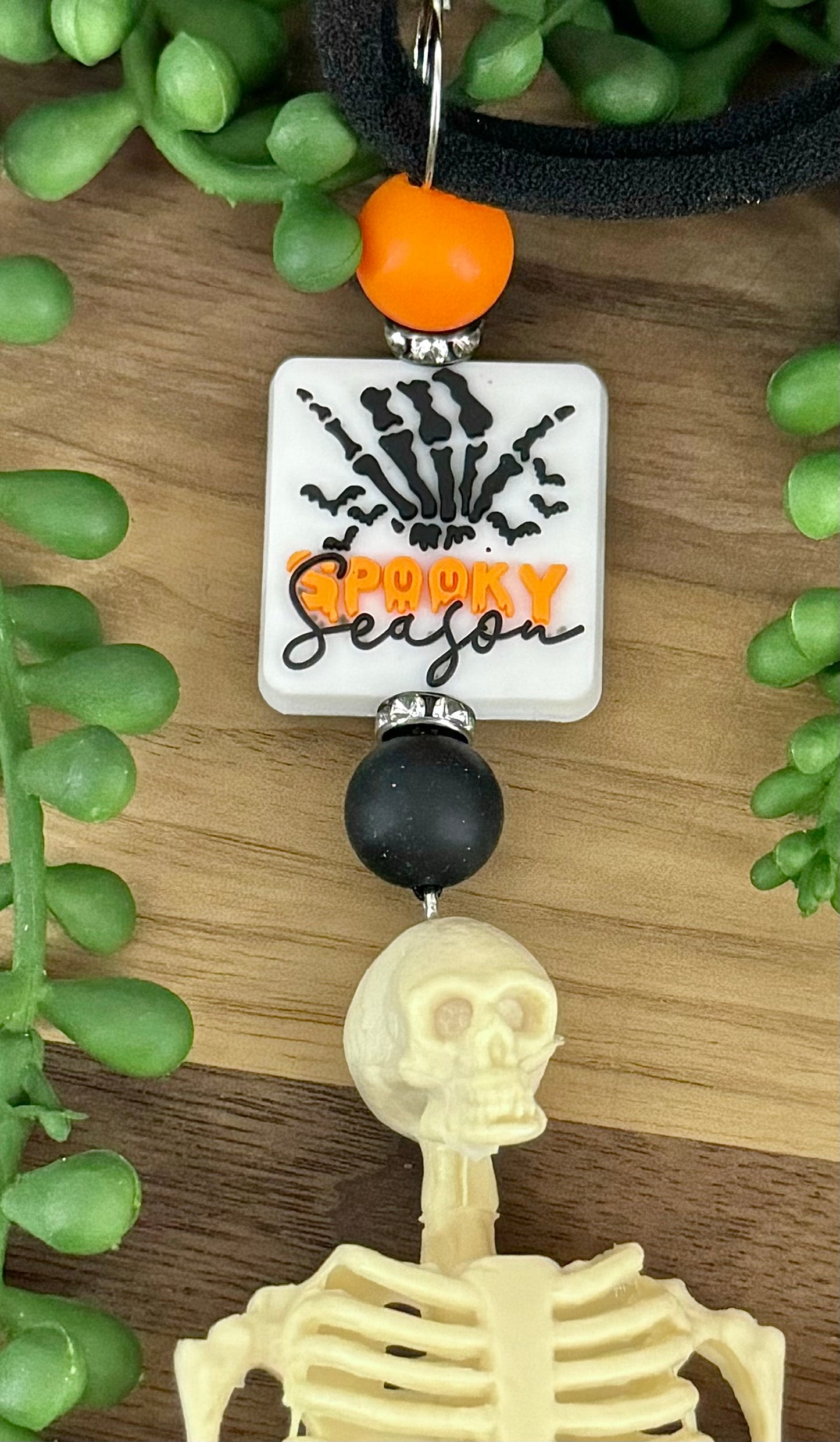 Skeleton Rearview Mirror Charm