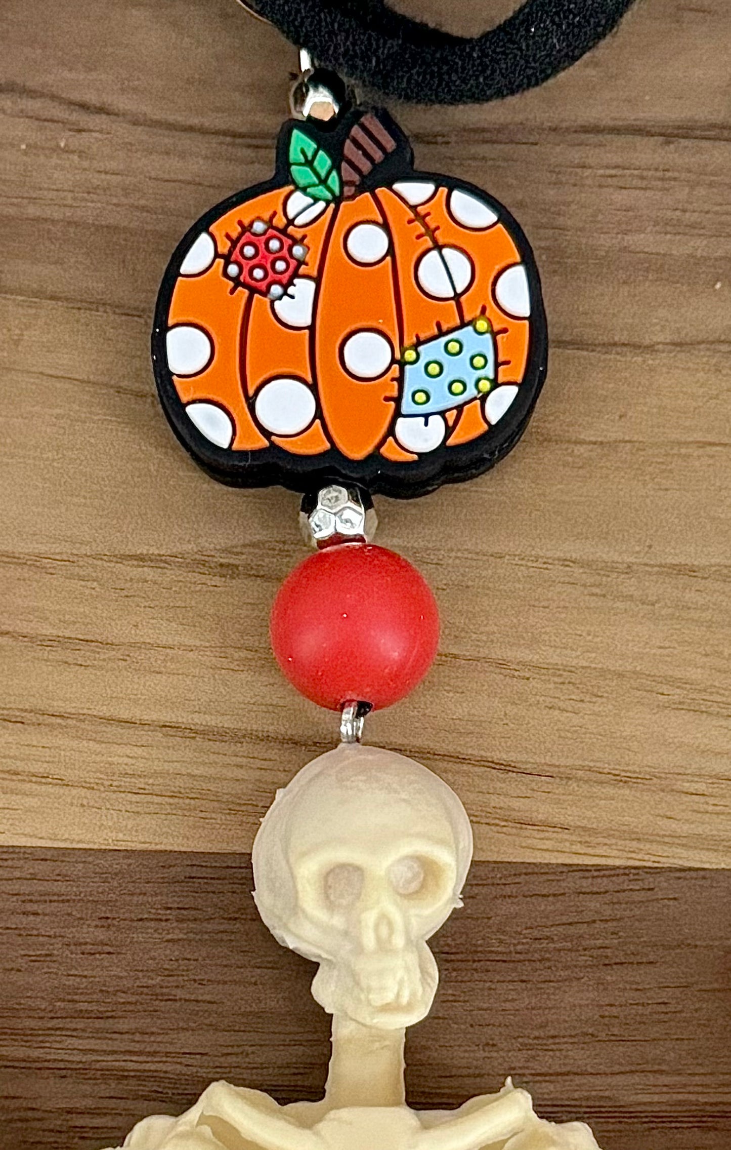 Skeleton Rearview Mirror Charm