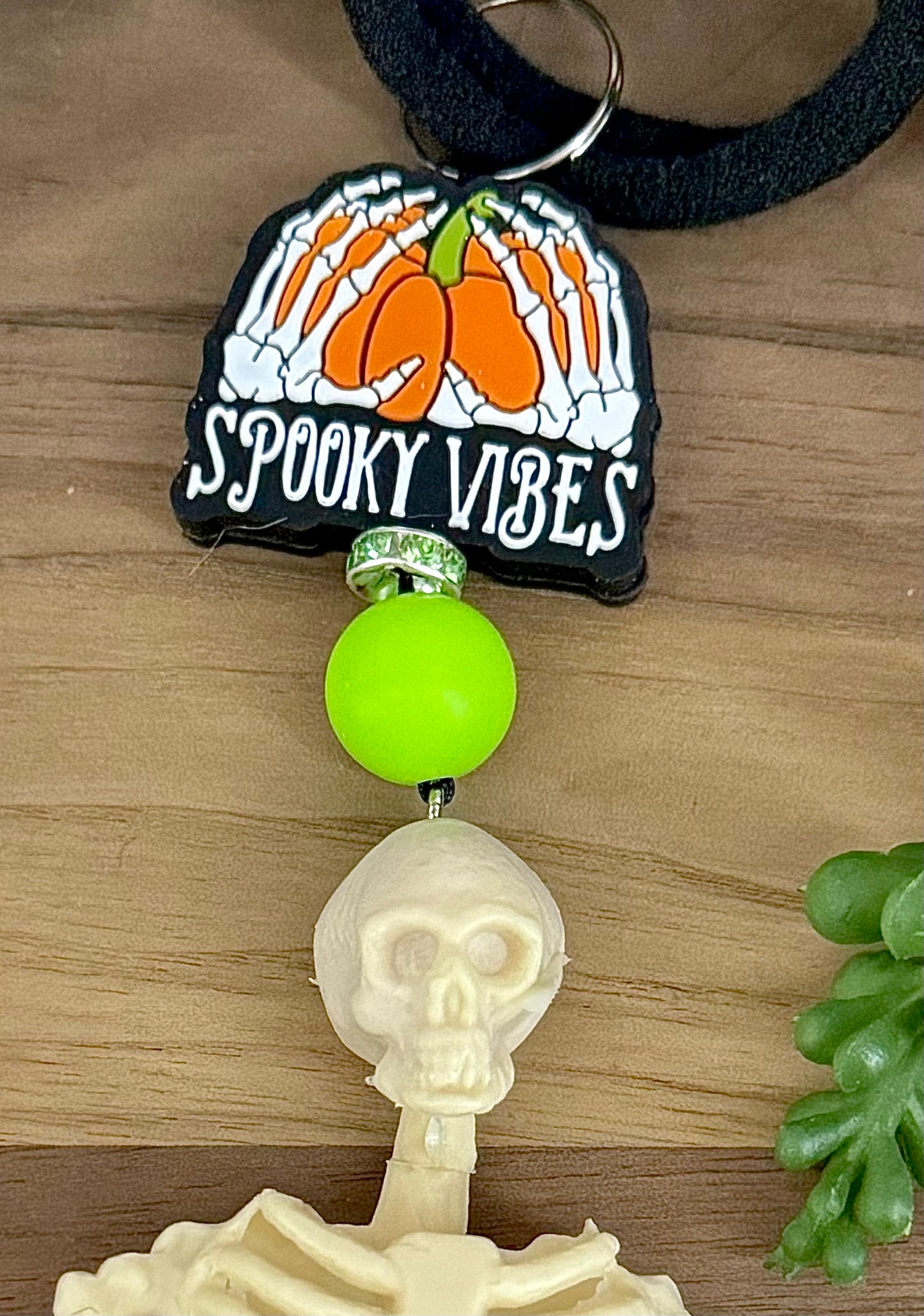 Skeleton Rearview Mirror Charm