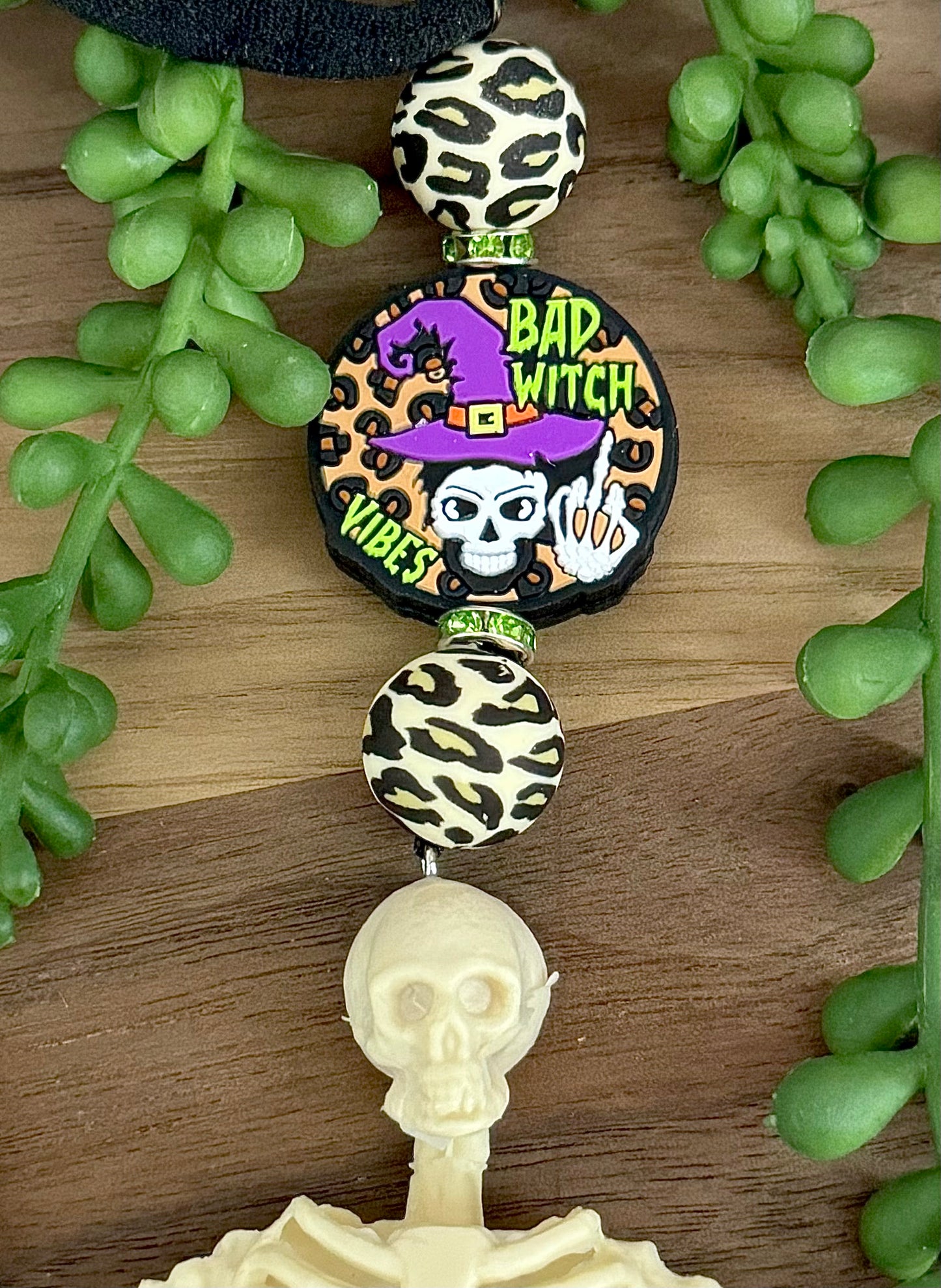 Skeleton Rearview Mirror Charm