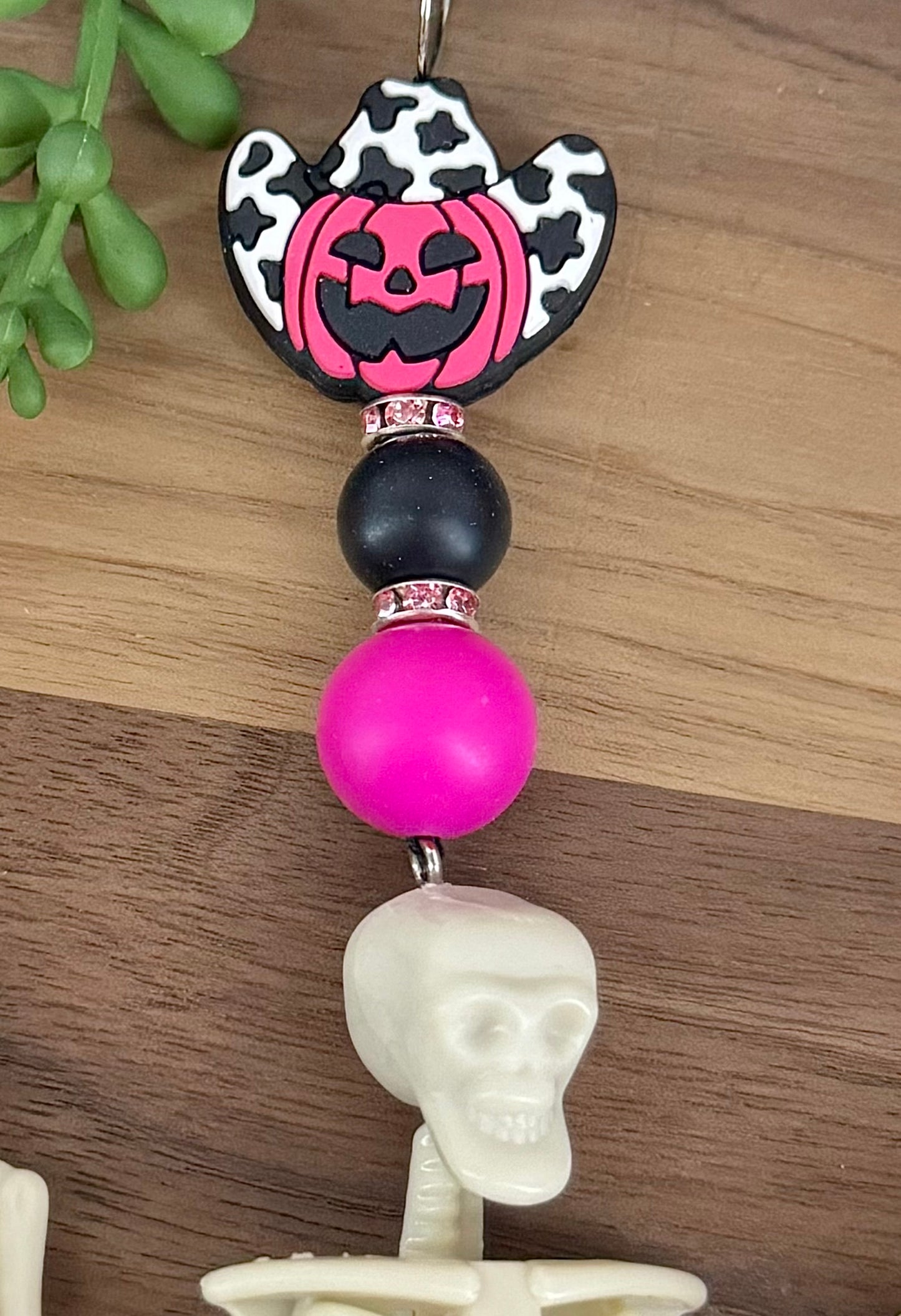 Skeleton Rearview Mirror Charm