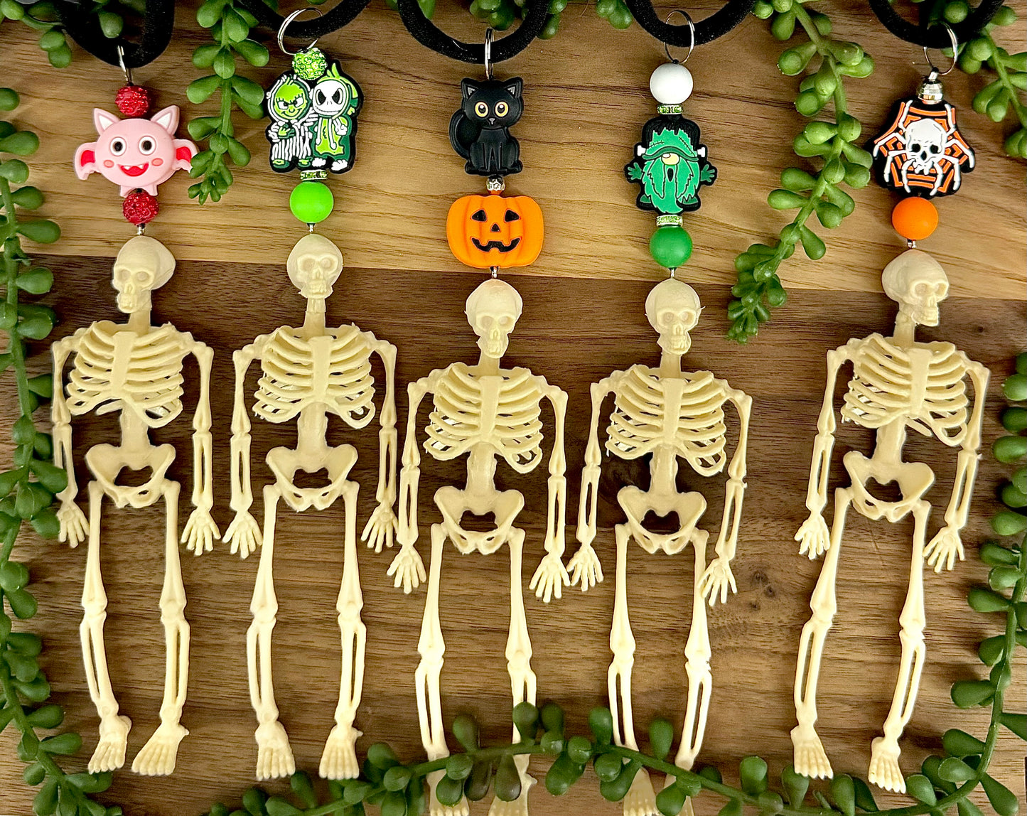 Skeleton Rearview Mirror Charms