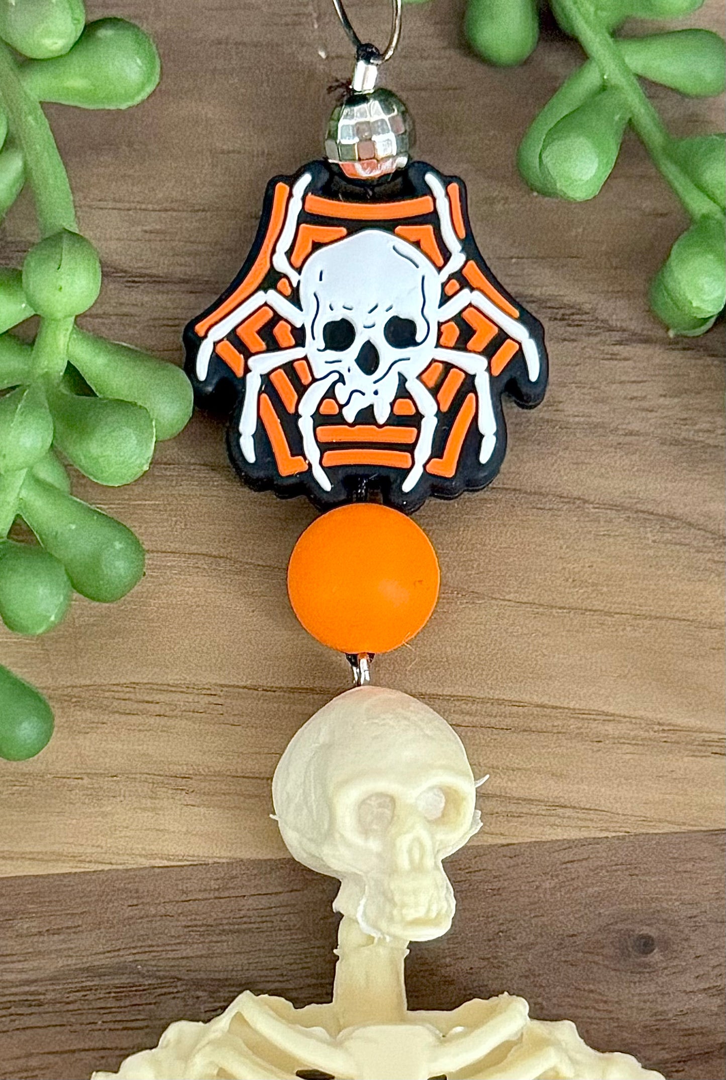 Skeleton Rearview Mirror Charms