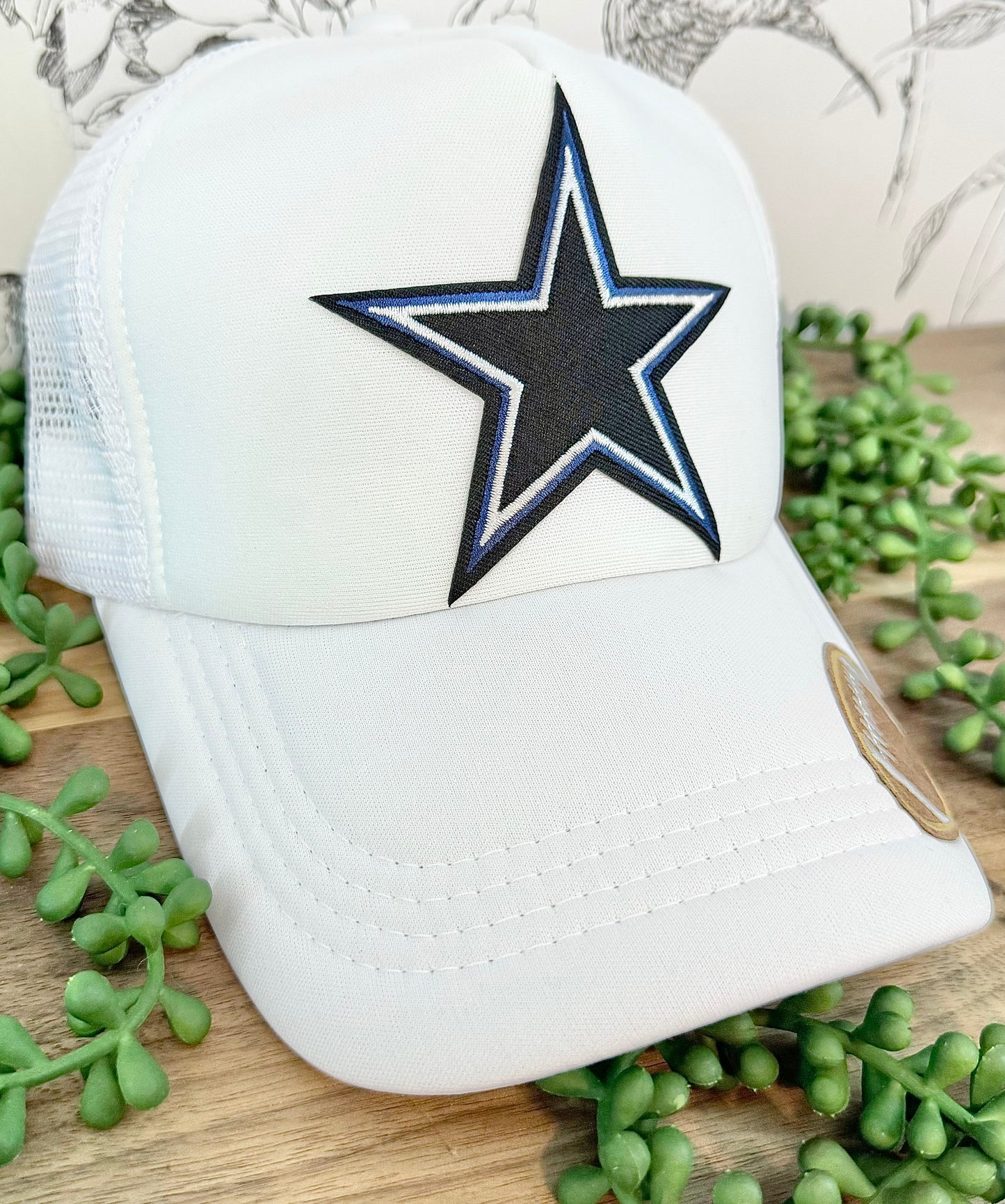 Blue Star Football - Trucker Style Patch Hat