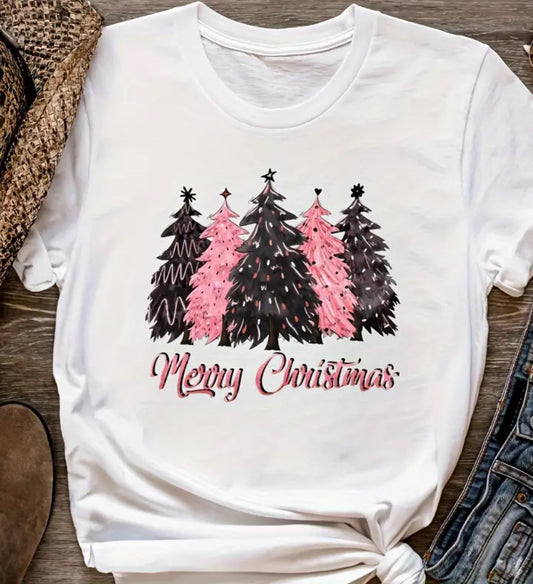 Pink Christmas Tee - Unisex