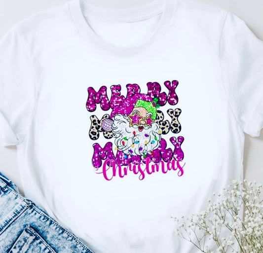 Pink Merry x3 Christmas Tee - Unisex