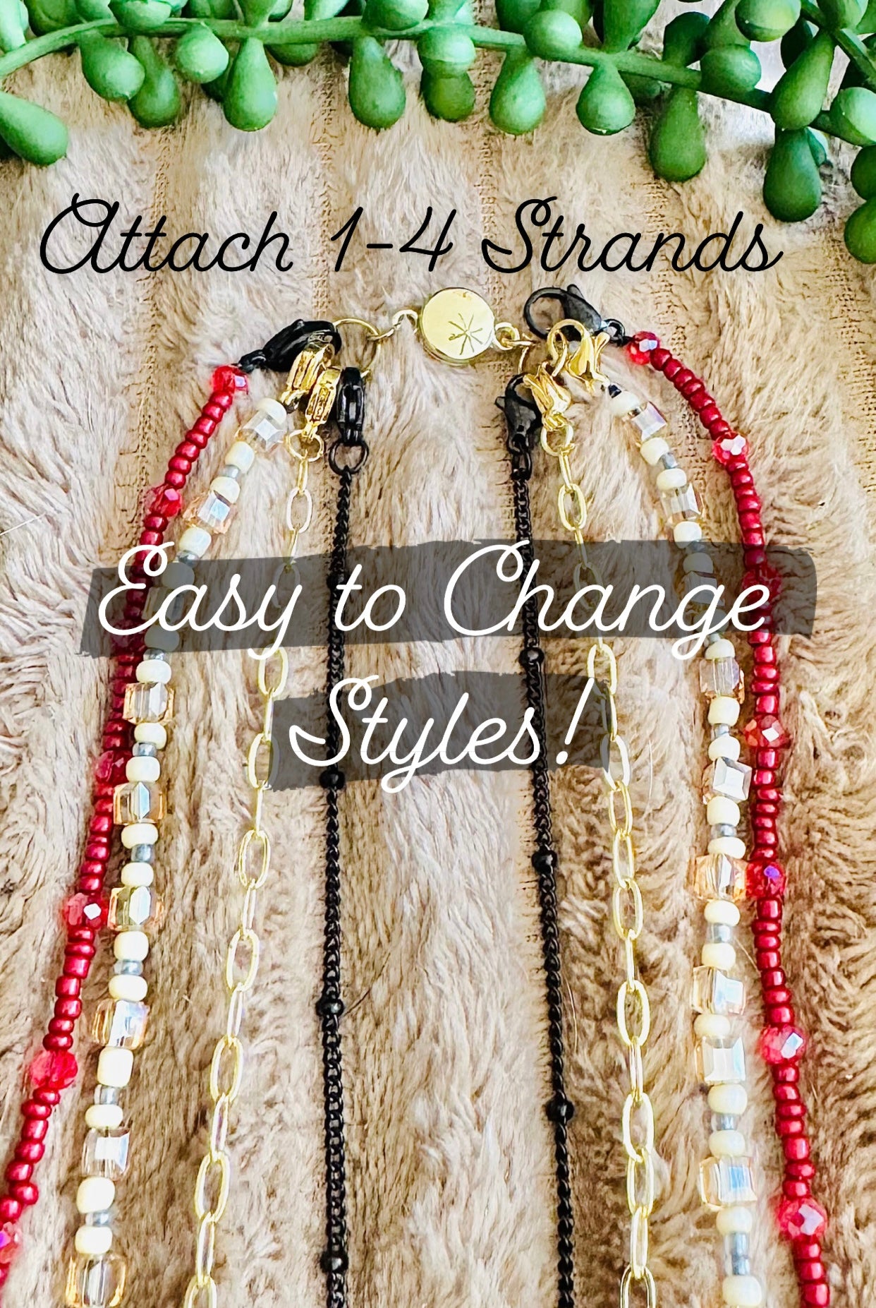 Long Beaded Necklace Enhancers - 24 inch