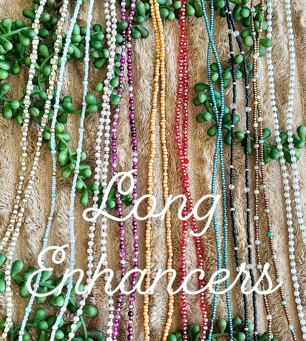 Long Beaded Necklace Enhancers - 24 inch