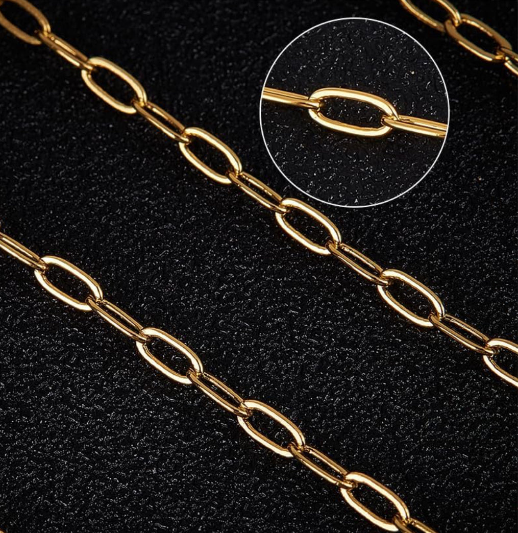 18k Gold Anchored in Love Main Chain Necklace